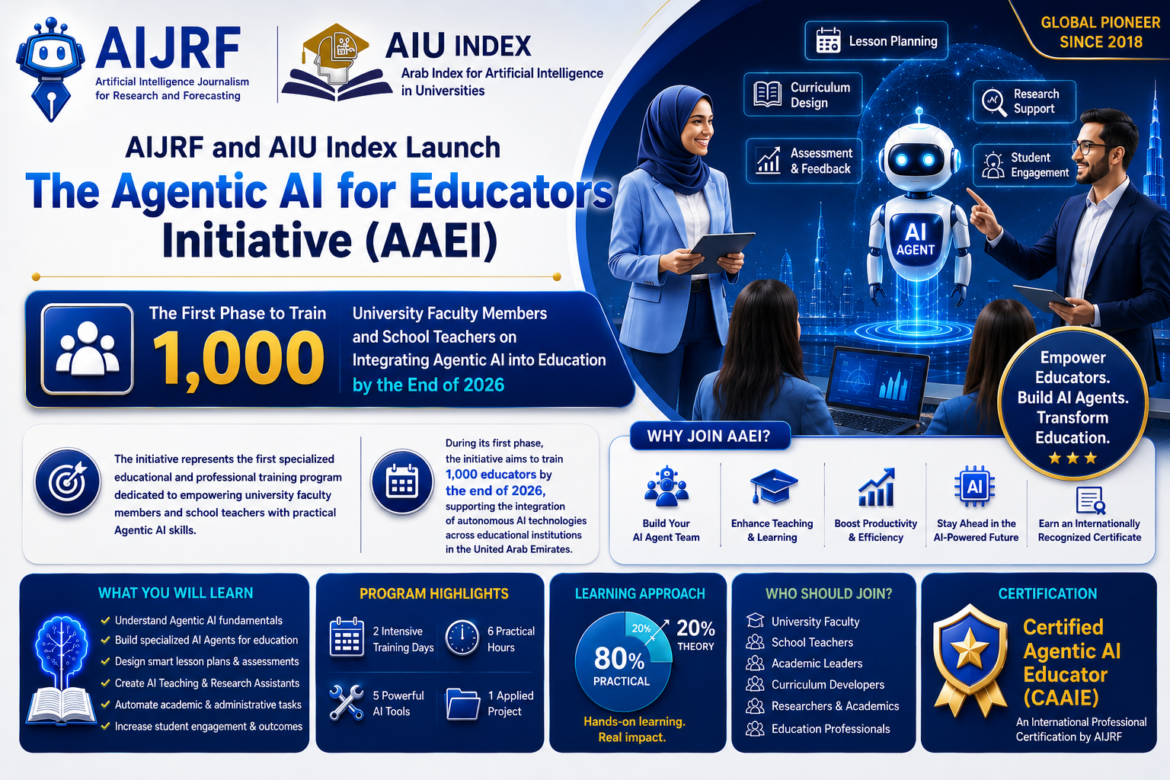 AIJRF and AIU Launch the Agentic AI for Educators Initiative (AAEI)
