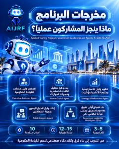 مؤسسة AIJRF  تطلق برنامجًا تدريبيًا متقدمًا:  القيادات الحكومية ومهارات الذكاء الاصطناعي الوكيل (GLAAI)  